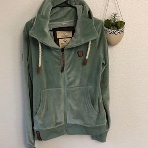 Naketano Zip Up Seafoam Green